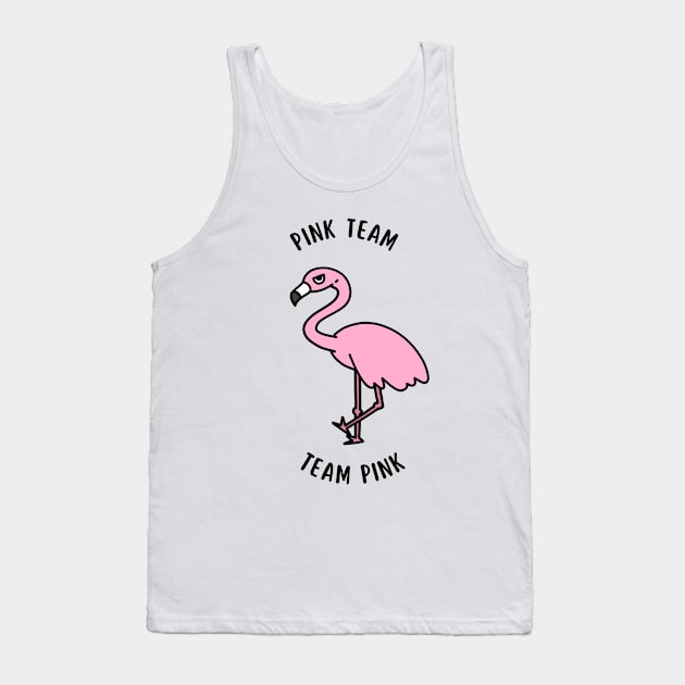 Flaming Pink Team Tank Top by Radi-SH